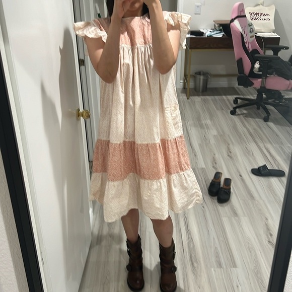 Handmade 100% cotton Dress - Picture 1 of 3
